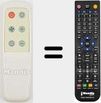 Replacement remote control for REMCON1731