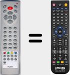 Replacement remote control for RC 2600 (720117139400)