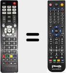 Mando a distancia sustituto de Force 1+