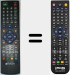 Replacement remote control for XDIV576DVBT