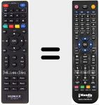 Mando a distancia sustituto de HD-202XT2