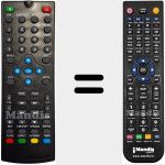 Télécommande pour remplacer REMCON1653