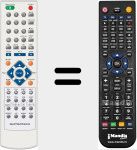 Télécommande pour remplacer VisionAriadna