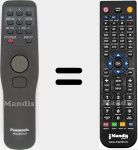 Replacement remote control for TNQE005-2