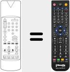 Replacement remote control for 100 TS 034
