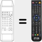 Replacement remote control for 154 390