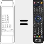 Replacement remote control for 20 PROG