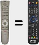 Replacement remote control for RC3 (3128 147 16221)