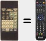 Replacement remote control for SAT 4501