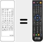 Replacement remote control for 807208