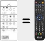 Replacement remote control for CABLE CRYPT