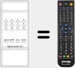 Mando a distancia sustituto de CB 5102
