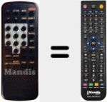 Télécommande pour remplacer RC 70 / 1-9201