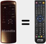 Mando a distancia sustituto de IR 70