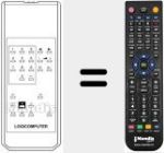 Replacement remote control for LOGICOMPUTER