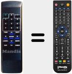 Replacement remote control for MAC-200