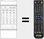 Télécommande pour remplacer PS 1