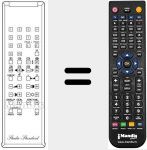 Télécommande pour remplacer RC 100