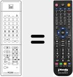 T&eacute;l&eacute;commande pour remplacer RC 200