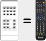 Télécommande pour remplacer RC 4-12 FACH