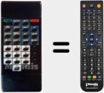 Replacement remote control for RC 7010