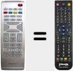 Replacement remote control for RCFE 05ZAU00