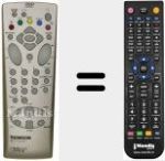 T&eacute;l&eacute;commande pour remplacer RCT 110 DB 1