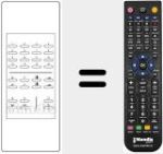 Télécommande pour remplacer REM-60