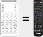 Mando a distancia sustituto de SDA 200