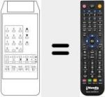 Mando a distancia sustituto de TP 859 B / G