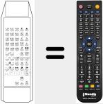 Replacement remote control for TP 872
