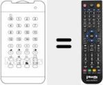 T&eacute;l&eacute;commande pour remplacer TVC 99 / 16 TRD