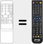 Mando a distancia sustituto de TVC OSD