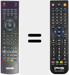 Mando a distancia sustituto de RCH-0001 P