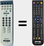 Télécommande pour remplacer RM 334 (147911111)