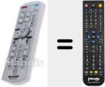 Télécommande pour remplacer RRMCGA313WJSA