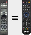 Télécommande pour remplacer RC-1175 (30701011500AD)