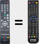 Télécommande pour remplacer RC-1226 (30701026000AD)