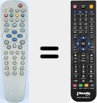 Télécommande pour remplacer RC1904200201 (312814713341)