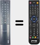 Replacement remote control for 55520052