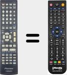 Replacement remote control for AXD7587 (8300758700010IL)