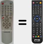 Mando a distancia sustituto de 00016H (AC5900016H)