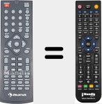 T&eacute;l&eacute;commande pour remplacer AUNA001