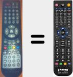 T&eacute;l&eacute;commande pour remplacer TQT1910BT001DVD