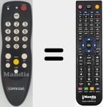 Replacement remote control for COM001