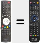 Mando a distancia sustituto de CT-865 (V30042194)