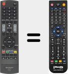 Replacement remote control for GJ221