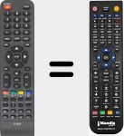 Replacement remote control for H003