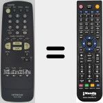 Replacement remote control for CLU-341U