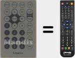 Replacement remote control for LAZ001
